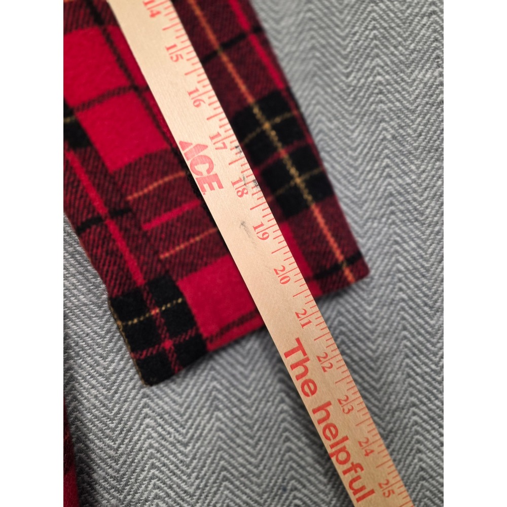 Vintage Donnybrook Red Black Plaid Blazer Jacket 11/12 Ukraine 90s Grunge Punk - Picture 5 of 9
